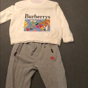 Burberry Long Sleeve Shirt and Burberry Pants.
